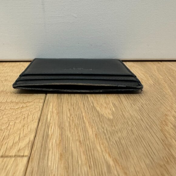 Saint Laurent Paris YSL Black Leather Card Holder 100% Authentic - Picture 4 of 5